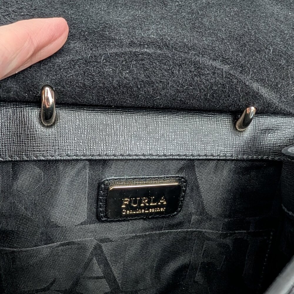 Furla Julia Mini Leather Top-Handle Crossbody Bag - Picture 5 of 5